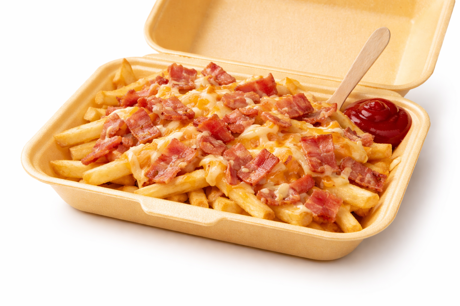 Loaded fries from Mightie Bites